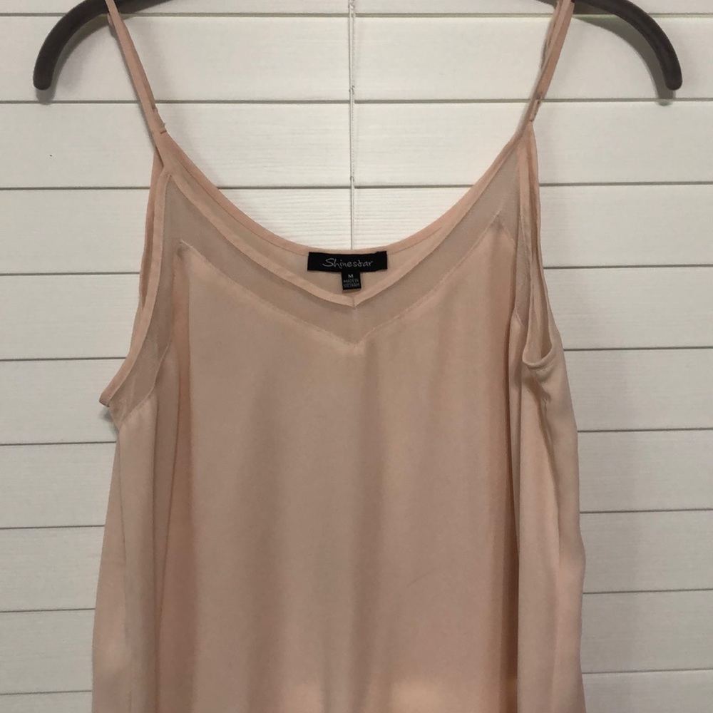 Thin lace spaghetti strap top